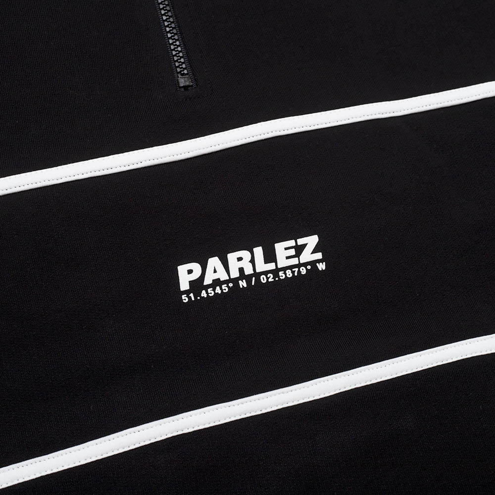 The Mens Sierra Quarter Zip Black from Parlez clothing