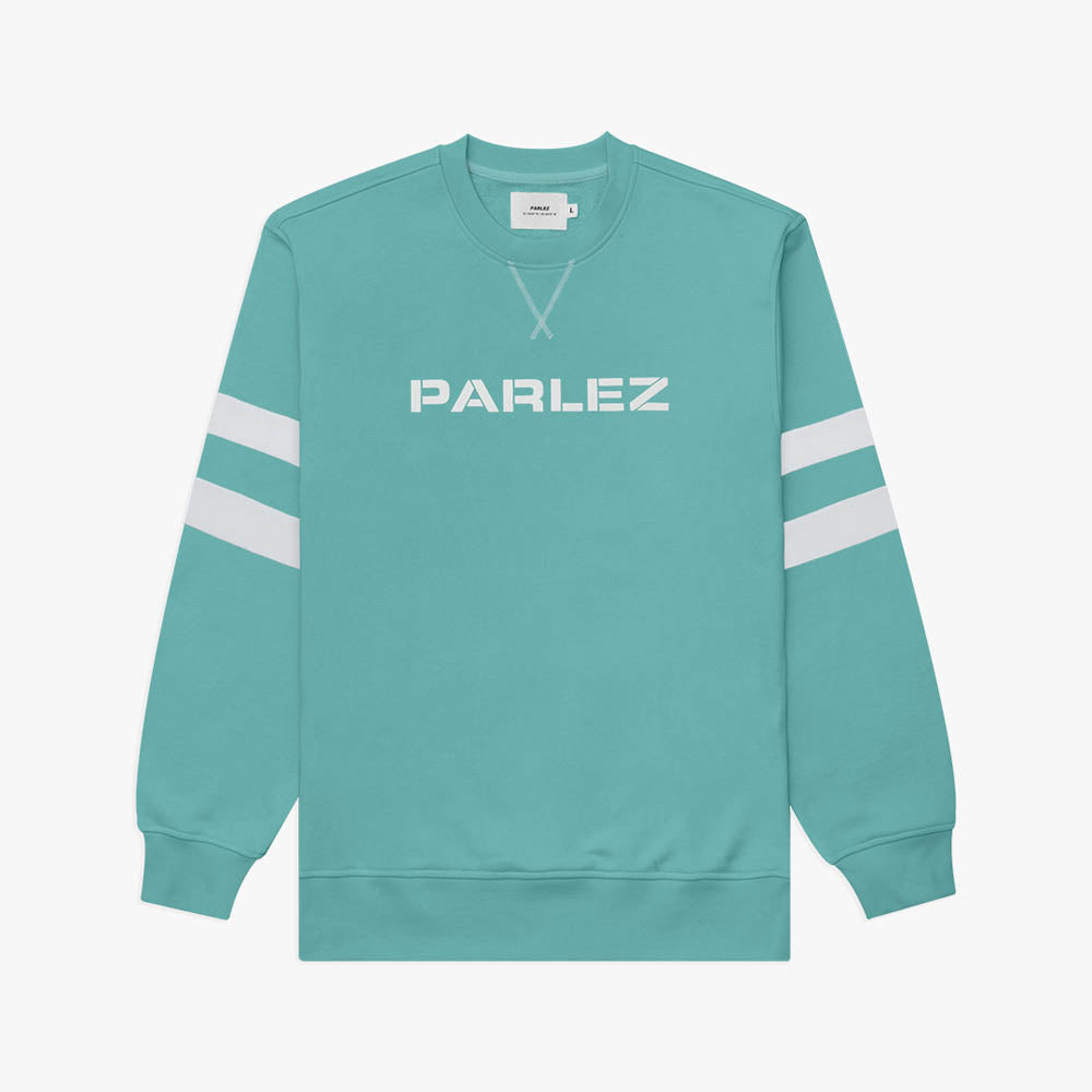 The Mens Yuma Sweatshirt Dusty Aqua from Parlez clothing